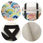 Ins B And White Cat Printed Tote Bag For Women En Fabric Bag Ca Foldable Ng Bag Outdoor Beach Bag Daily Handbag