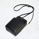 Hot 3 Layers Large Capacity Phone Pocet Oulder Bag For Women Pu Leather Fe Sml Crossbody Bags Ladies Mesger Se