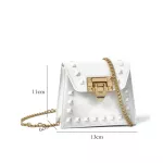 Winter New Wild Mini Elly Bag Solid Cr Chain Crossbody Oulder Bag Hi Quity Leather Handbags And Se