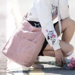 Women Stripes Corduroy Oulder Bag Strap Vintage Canvas Mesger Bags Fe Large Cross Body Bag Handbag Big Totes