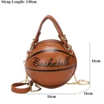Geoc Basetbl Zip Bags Women's Bag Crossbody Bag Pu Leather Handbags Chain Round Totes Fe Oulder Mes