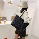 New Winter Large Capacity Tote Bag For Women Daily Waterproof Bags Sp Pad Cn Oulder Bag Fe Warm Down Handbags