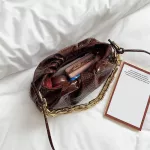 Day Clutch Thic Gold Chains PG Clip SE BAG Women Cloud Underarm Oulder Bag Pleated Pouch Totes Handbag and S
