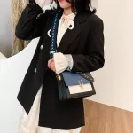 Women Bag Mini Handbags Women Ins Retro Wide Oulder Strap Mesger Bag Se Style Crossbody Bags