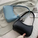 Handbag Ladies Retro Handbag Pu Leather One-Oulder Armpit Retro Handbag Fe Sml Underarm Bag