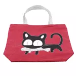 New Trend Cat Print Aarel Oulder Bag Woman Mesger Handbag Big Ng Bags