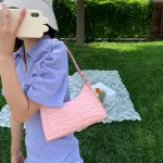 Exquisite Ng Bag Retro Ca Women Totes Oulder Bags Fe Leather Solid Cr Chain Handbag