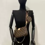 Famous Brand Designer 3-In-1 Mesger Bag Satchel Leather Floar Crossbody Bag Handbag Tote Clutch New Oulder Bag Classic Hobo