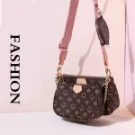 Famous Brand Designer 3-In-1 Mesger Bag Satchel Leather Floar Crossbody Bag Handbag Tote Clutch New Oulder Bag Classic Hobo