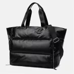 Winter New Large Capacity Oulder Bag For Women Waterproof Nylon Bags Sp Pad Cn Feather Down Large Tote Fe Handbags
