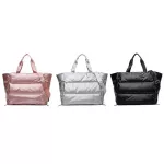Winter New Large Capacity Oulder Bag For Women Waterproof Nylon Bags Sp Pad Cn Feather Down Large Tote Fe Handbags