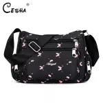Flor Pattern Women Oulder Bag Hi Quity Durable Nylon Crossbody Bag Fe Waterproof Fabric Mesger Bag Sac
