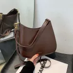 [bxx] Solid Cr Pu Leather Bags For Women Branded Luxury Oulder Crossbody Handbags Trending Lux Hand Bag 092