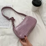 New Trend Women's Bags L-Match Oulder Bag Mesger Bag Pu Leather Zier Baguette Luxury Designer Handbags