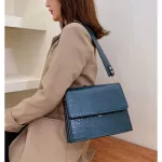 Luxury Brand Fe Tote Bag New Quity Leather Women's Designer Handbag Crocodile Pattern Oulder Mesger Bag