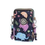 Women Mini Mobile Phone Bag Fe Crossbody Bag Ladies Oulder Bag Canvas Wlet Se