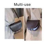 Famous Design Pu Leather Women Crossbody Bags Ng Street Fe Handbags Crocodile Sicircle Luxury Se Oulder Bags