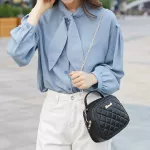 Winter Luxury Pu Handbags Wild Rhombus Women's Oulder Bag Girls Mesger Bag Ell-Sd Mesger Bag Women