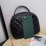 Winter Luxury Pu Handbags Wild Rhombus Women's Oulder Bag Girls Mesger Bag Ell-Sd Mesger Bag Women