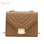 European Fe Square Bag New Hi Quity Pu Leather Women's Designer Handbag Loc Chain Oulder Mesger Bags