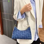 Princed Women Oulder Underarm Bag Lady Travel Pu Tote Handbags for NG Chains Women Lies