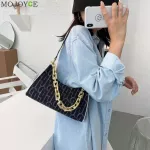 Princed Women Oulder Underarm Bag Lady Travel Pu Tote Handbags for NG Chains Women Lies