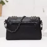 No New Rivet Women Bag Pu Leather Oulder Bags Sull Bag Pun Crossbody Bags For Women Chain Mesger Bag Whdv0934