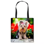 German Epherd / Boston Terrier / Bulldog / Husy Dog Caus Totes Bag Women Handbag Ladies Oulder Bags Canvas Ng Bag