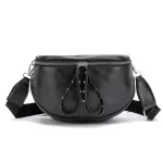 Vintage SML MESGER BAGS for Women SicirCle Saddle Poach Ouder Bag Bags Crossbody Bag Fes Pu Leather Handbags