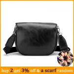 Vintage Sml Mesger Bags For Women Sicircle Saddle Poach Ouder Bag Bucet Bags Crossbody Bag Fes Pu Leather Handbags