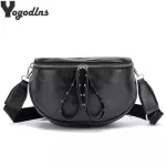 Vintage Sml Mesger Bags For Women Sicircle Saddle Poach Ouder Bag Bucet Bags Crossbody Bag Fes Pu Leather Handbags