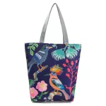Miyahouse Canvas Oulder Bag For Fe Tote Handbag Mmer Beach Bag Fe Bird Print Ca Tote Lady Ng Bag