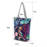 Miyahouse Canvas Oulder Bag For Fe Tote Handbag Mmer Beach Bag Fe Bird Print Ca Tote Lady Ng Bag