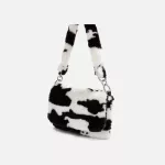 Cow Bag Women Oulder Bag Winter F Anim Fur Handbag For Women Party Lady Sml Underarm Tote Bag Cute Birthday