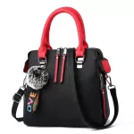 Smooza Pu Leather Womens Mesger Bag Fur Bl Crossbody Flap Bag Solid Cr Handbags for Women
