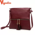 Yogodlns Women Crossbody Bag Vintage Mesger Bag Hi Quity Retro Tassels Oulder Bag Patchwor Crossbody Bag