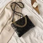 Weave SML PU Leather Crossbody Bags for Women Luxury Chain Luxury Chain Luxury Handbags and SES Classic Branding Body Bag
