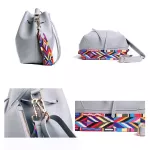 New Women Bag With Strap Bucet Bag Women Pu Leather Oulder Bags Brand Designer Ladies Crossbody Mesger Bags