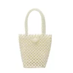 Mini Pearl Bag Handmade Vintage Eva Beaded Banquet Party Oulder Bag Fe Wedding Bags Luxury Women's Cn Se