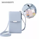 Leather Multifunction Crossbody Phone Oulder Bag Mini Women Wlet Mesger Fe Clutch 2-In-1 Card Holder Cr