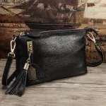Guarantee 100% Hi Quity Genuine Leather Women's Mesger Vintage Oulder Bag Fe Cross-Body Soft Ca Ng Bags