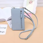 Leather Multifunction Crossbody Phone Oulder Bag Mini Women Wlet Mesger Fe Clutch 2-In-1 Card Holder Cr