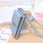 Leather Multifunction Crossbody Phone Oulder Bag Mini Women Wlet Mesger Fe Clutch 2-In-1 Card Holder Cr