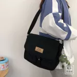 Women's Canvas Bag Japanese Department Haruu Windit Mesger Bag Fe Orean Students Oulder Bags