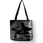 Customize Tote Bag Eco Foldbe Bags With Audrey Hepburn Print Reusable Ng Bags Handbag For Women