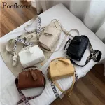 Pooflower Stone Pattern Sml Pu Leathet For Women Vintage Wide Strap Boston Oulder Bags Luxury Hand Crossbody Bag Bolsa Zh215