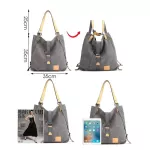 Herd Large Pocet Ca Tote Women's Handbag Oulder Handbags Canvas Leather Capacity Bags For Women Bolsas Sac