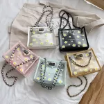 Women's Dy Oulder Bags For Women New L-Match Transparent Jelly Chain Bag Women Handbags Se Clutches Women