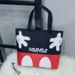 Ca Canvas Tote Handbag Women Cartoon Eiffel Tower Oulder Bag Fe Beach Bag Oulder Bag Lady Bb489