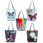 Beach Bag Ladies Oulder Handbag Eco Ng Bag Women Ca Tote Canvas Pinee A Printed